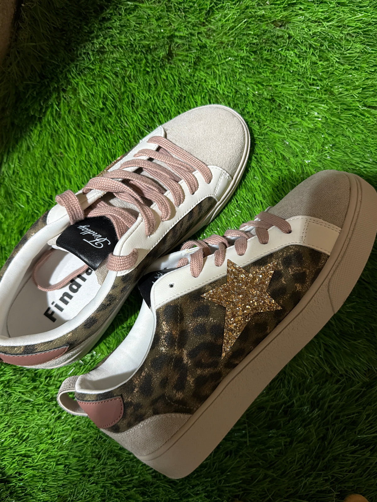 Sneakers leopardata